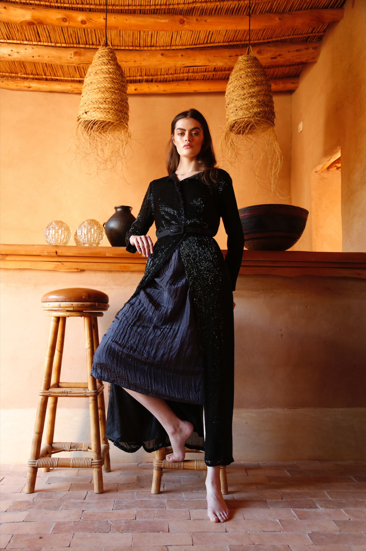 Rehana Dress In Black